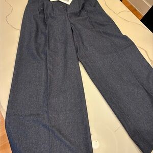 Women’s Classic Blue Pants - Aminah Trousers by The Frankie Shop - new with tags